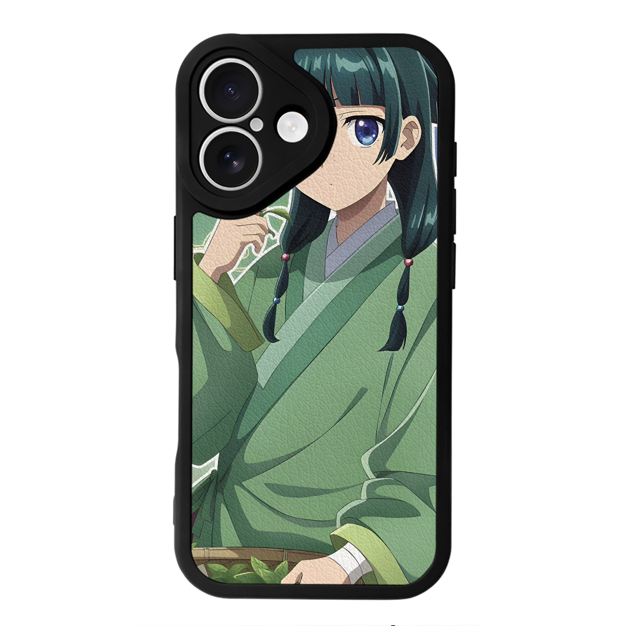 （画像用） 薬屋のひとりごと The Apothecary Diaries 【iPhone 16シリーズ対応】シリコンスマホケース（レザー調） 材質：シリコン